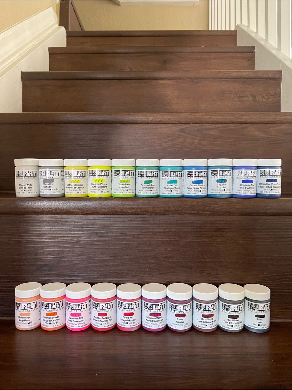 Golden SoFlat Acrylic Paint Bundle #2 - (21 Colors)